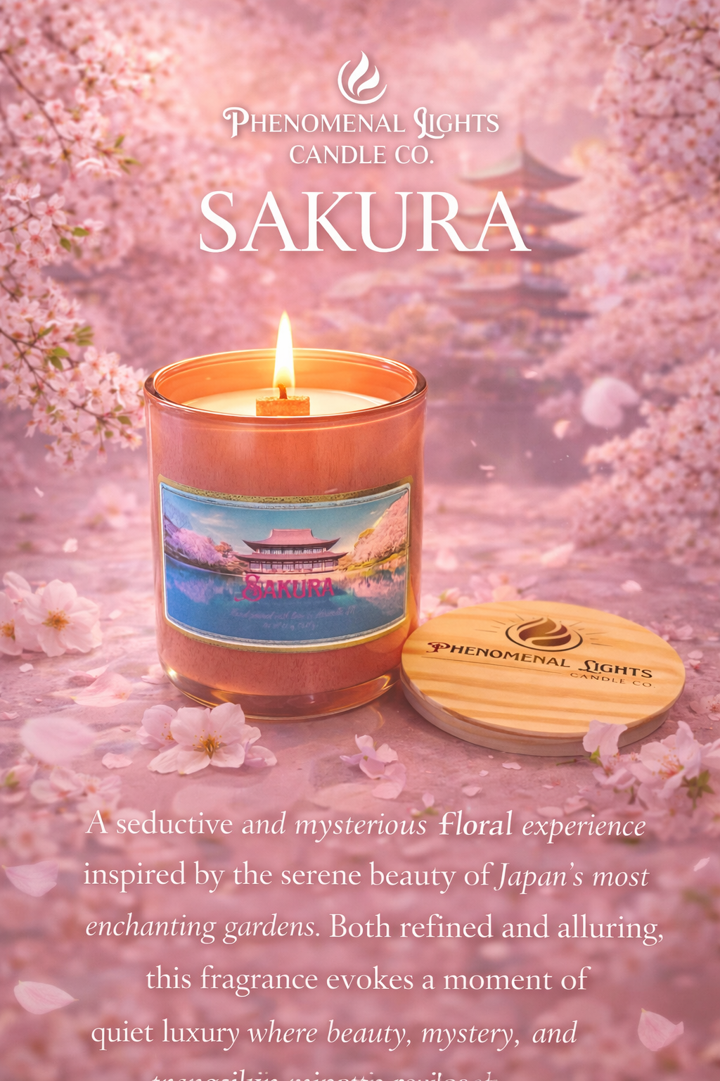 Sakura w/Mica Powder 12oz.