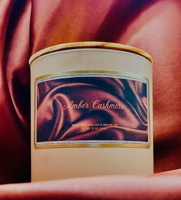 Amber Cashmere Candle